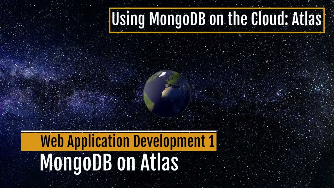 [WAD1 2026 Wk10] Using MongoDB on Cloud Atlas
