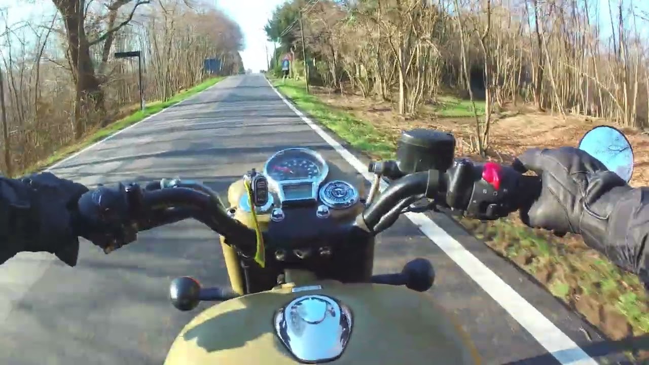 With my Royal Enfield Classic 350 on the hill