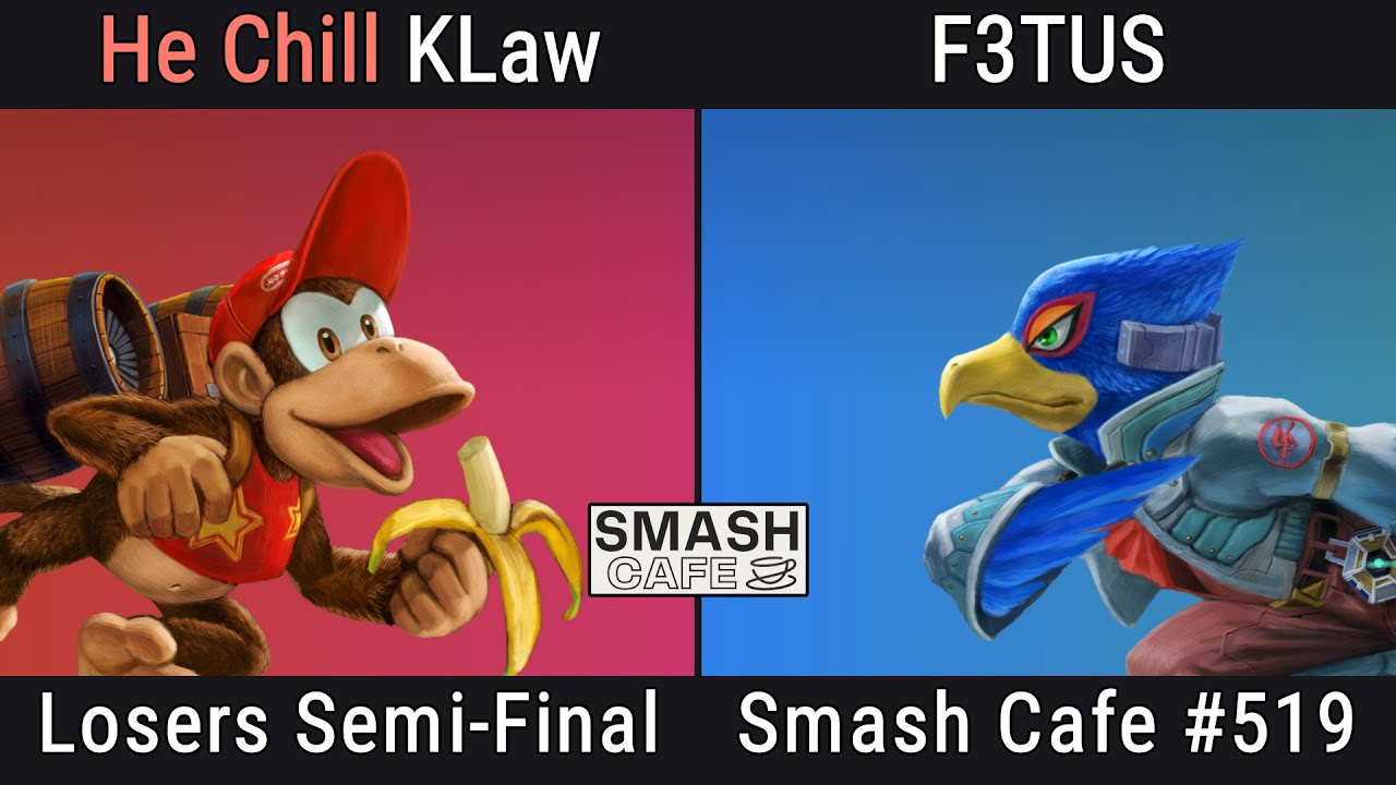 Smash Cafe 519 Losers Semi-Finals - KLaw vs F3TUS
