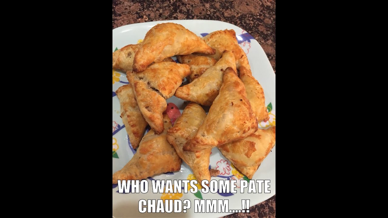 Vietnamese Pate Chaud Recipe (puff pastry with meat filling)