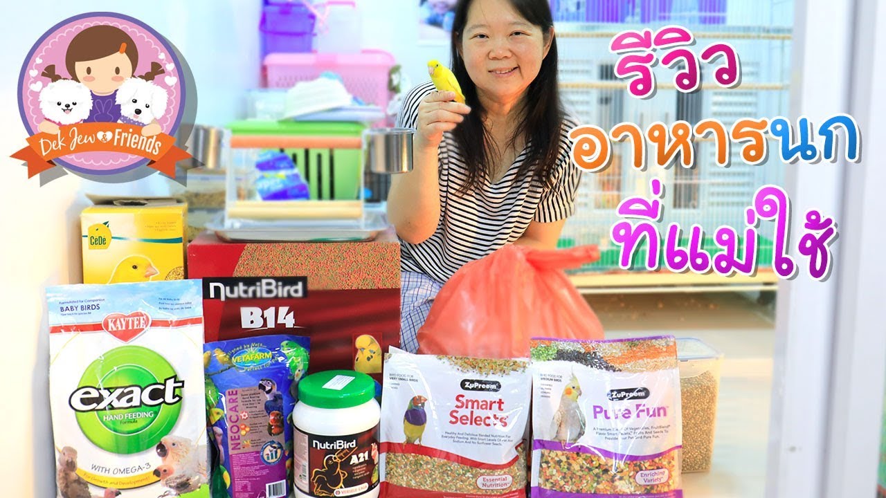 รีวิวอาหารนกทั้งหมดที่แม่ใช้