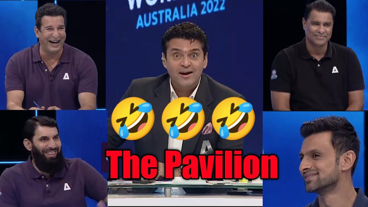 Wasim Akram, Waqar Younis, Misbah-ul-haq, and Shoaib Malik's Hilarious Conversation at The Pavili...