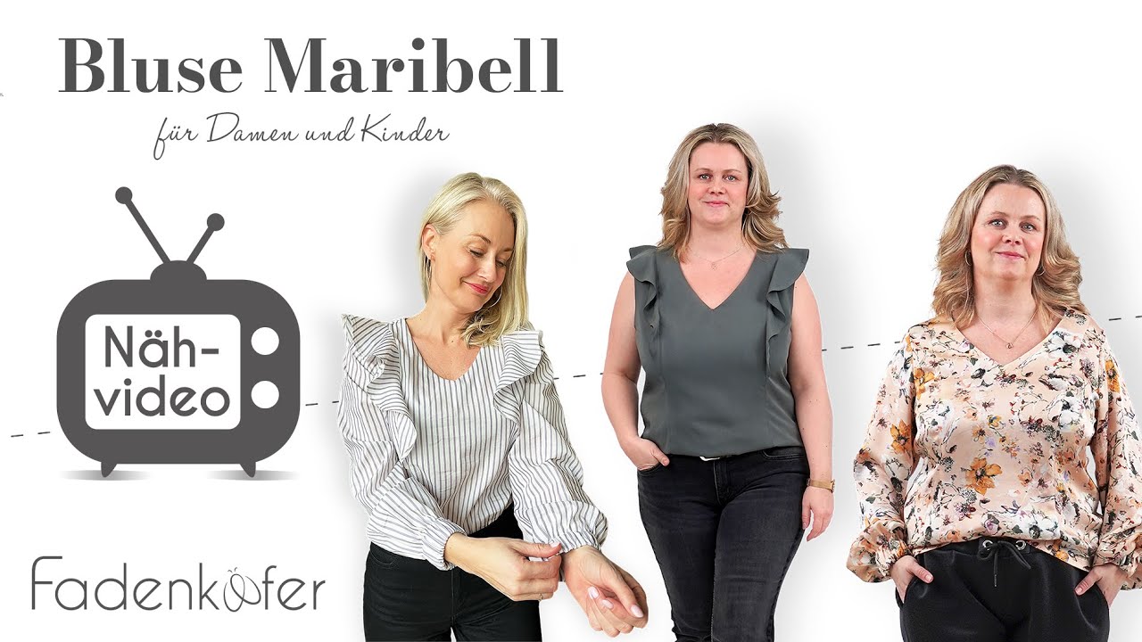 Bluse Maribell nähen: Schritt-für-Schritt Anleitung für eine vielseitige Bluse in allen Größen!