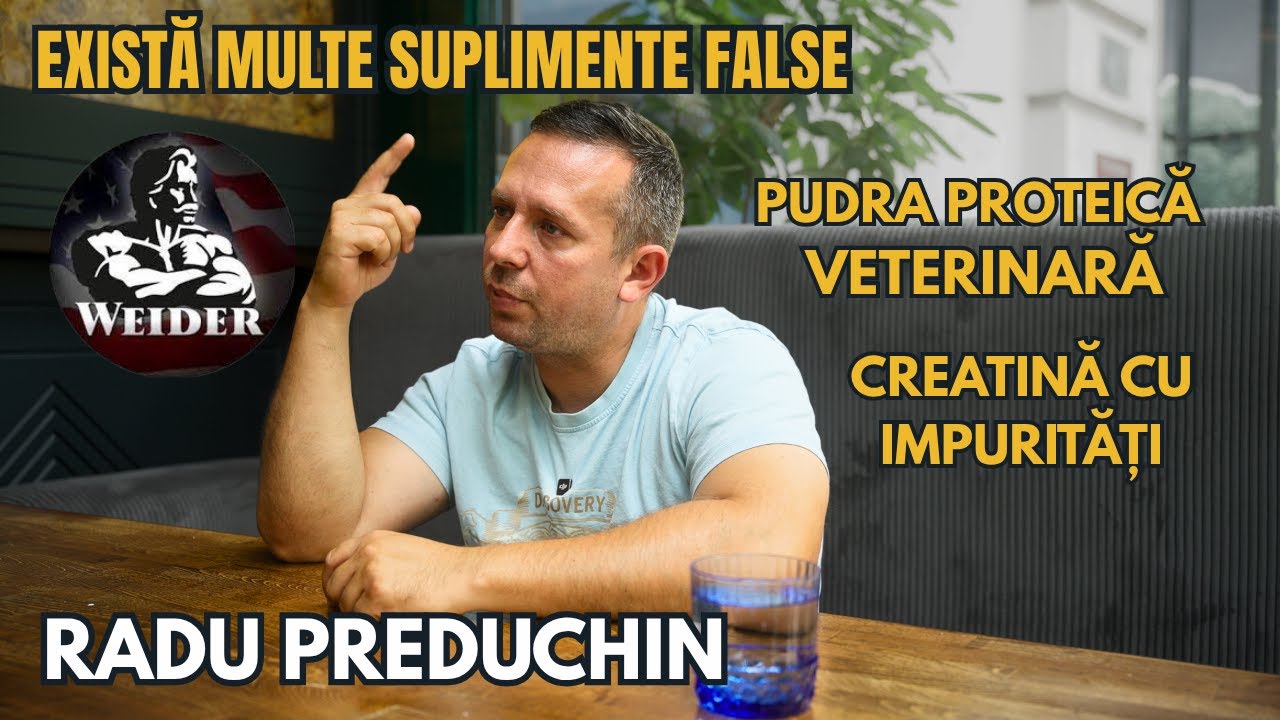 Cum se aleg suplimentele ? Radu Preduchin & Weider Rom&acirc;nia