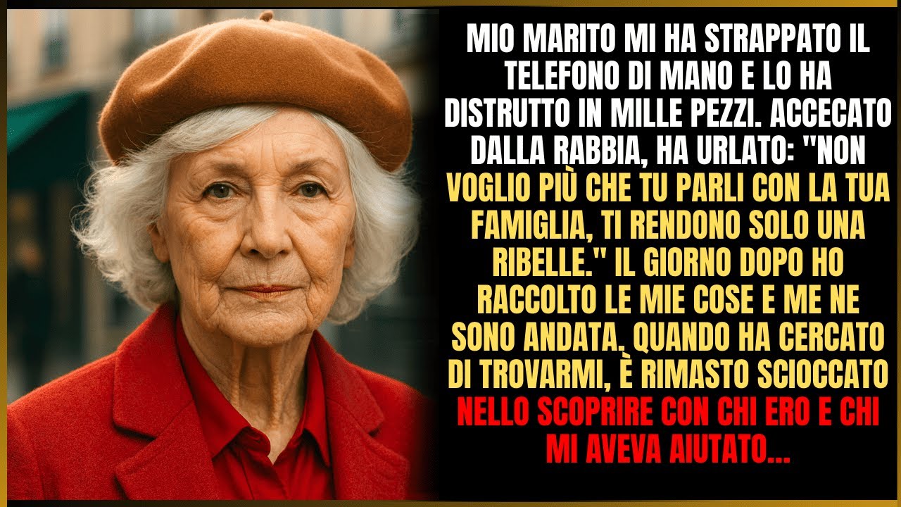 «Mio marito ha distrutto il mio cellulare. Il giorno dopo ho preso le mie cose e me ne sono andata.»