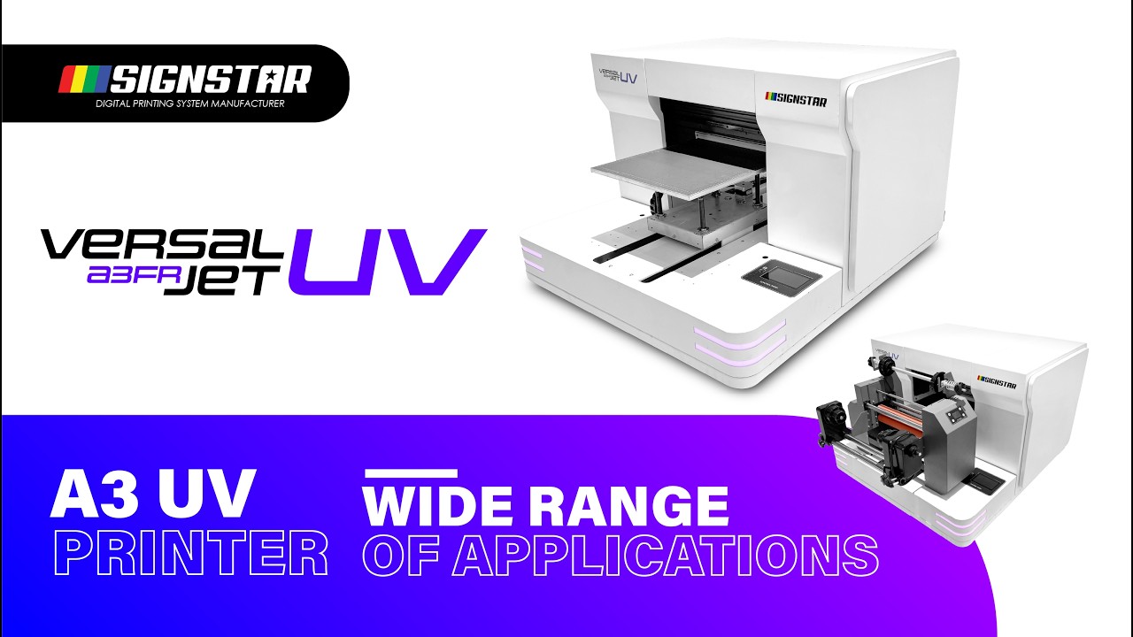 One printer, endless possibilities! 🚀 A3 UV flatbed printer with 6 creative modules