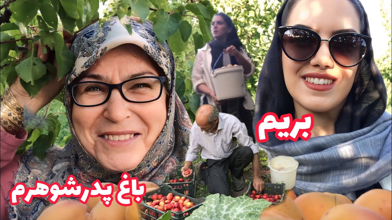بریم روستا باغ پدرشوهرم رو ببینیم 😊 / ولاگ روزمرگی های من