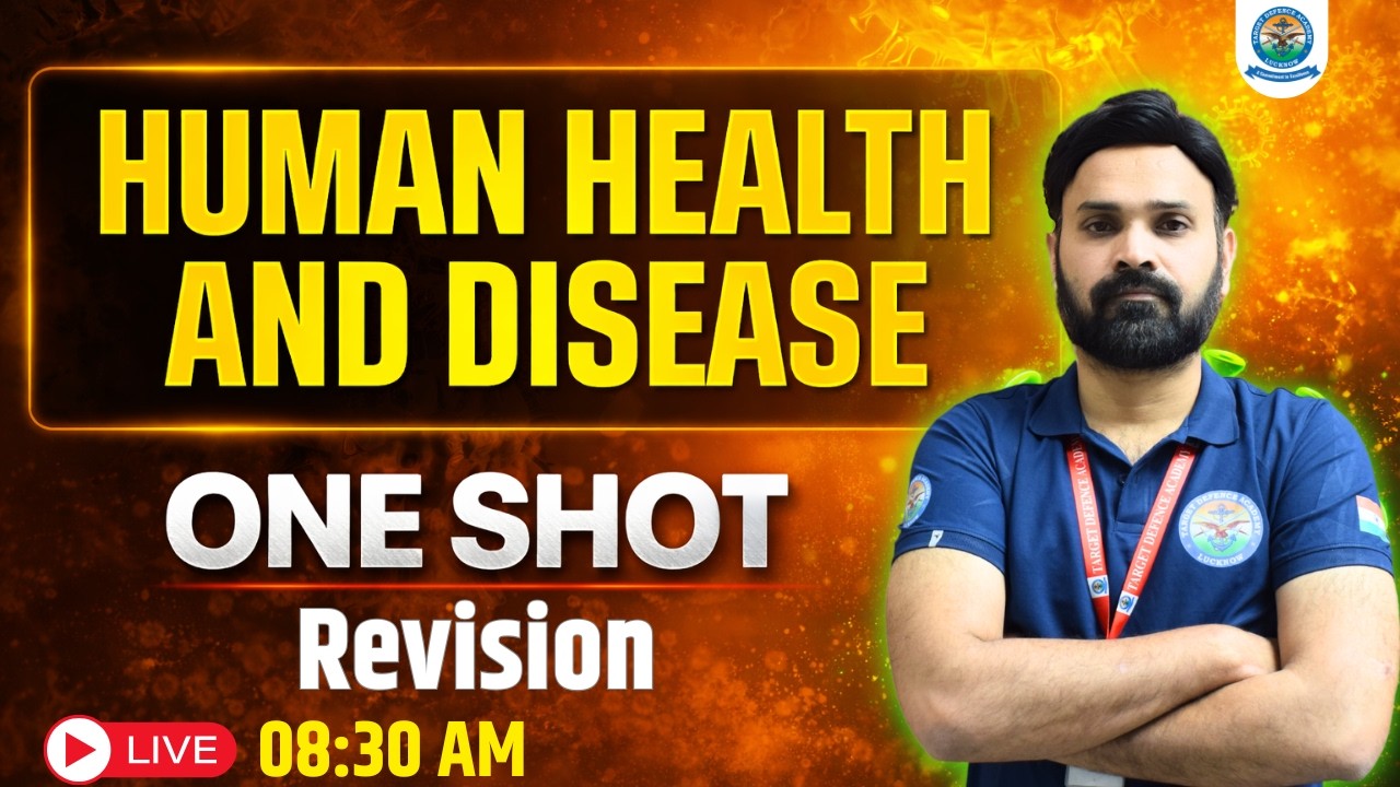 Human Health & Disease | Biology for NDA 1 2026 | Disease One Shot Revision | NDA Biology #nda #bio