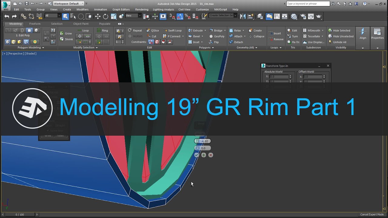 3ds Max - Modelling The 1st LOD 19