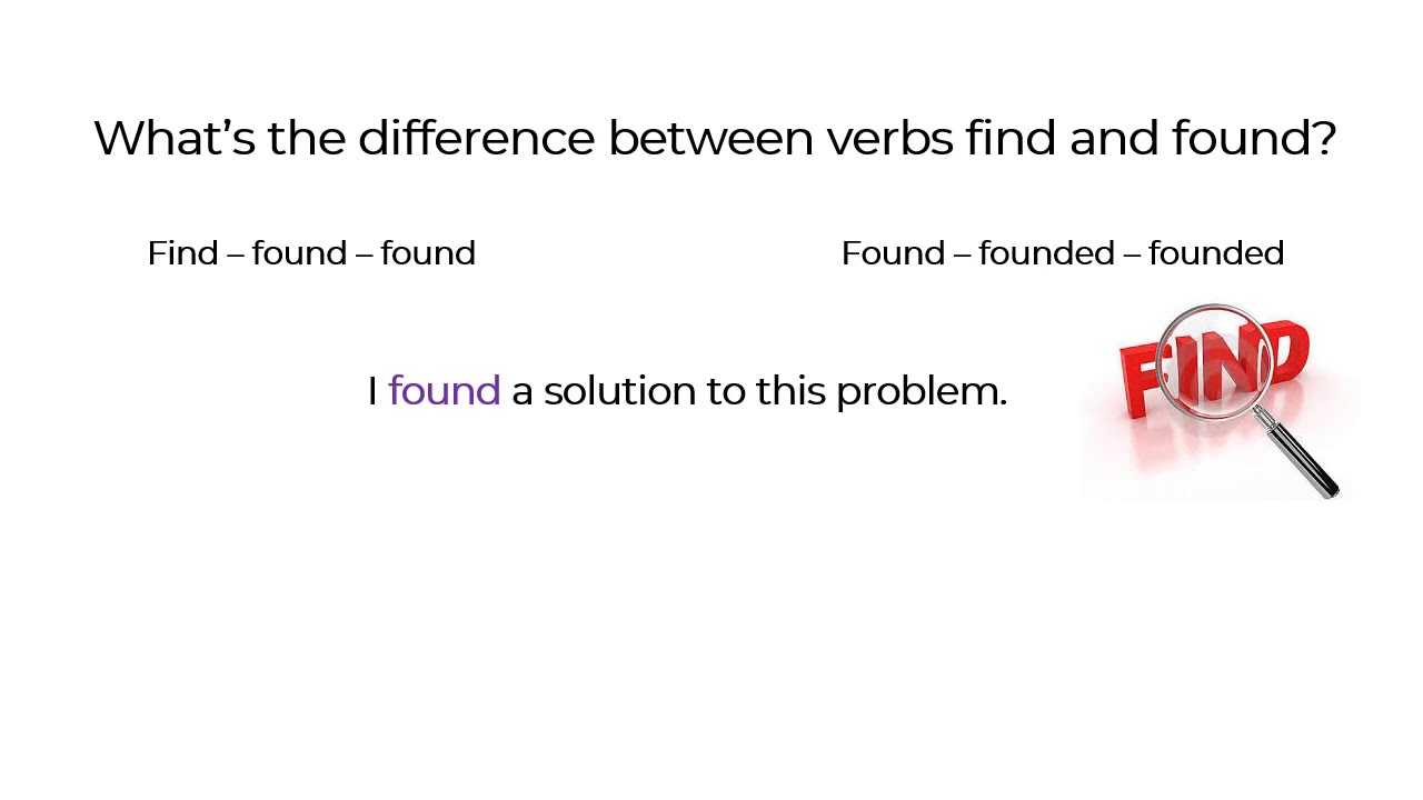 Find vs Found