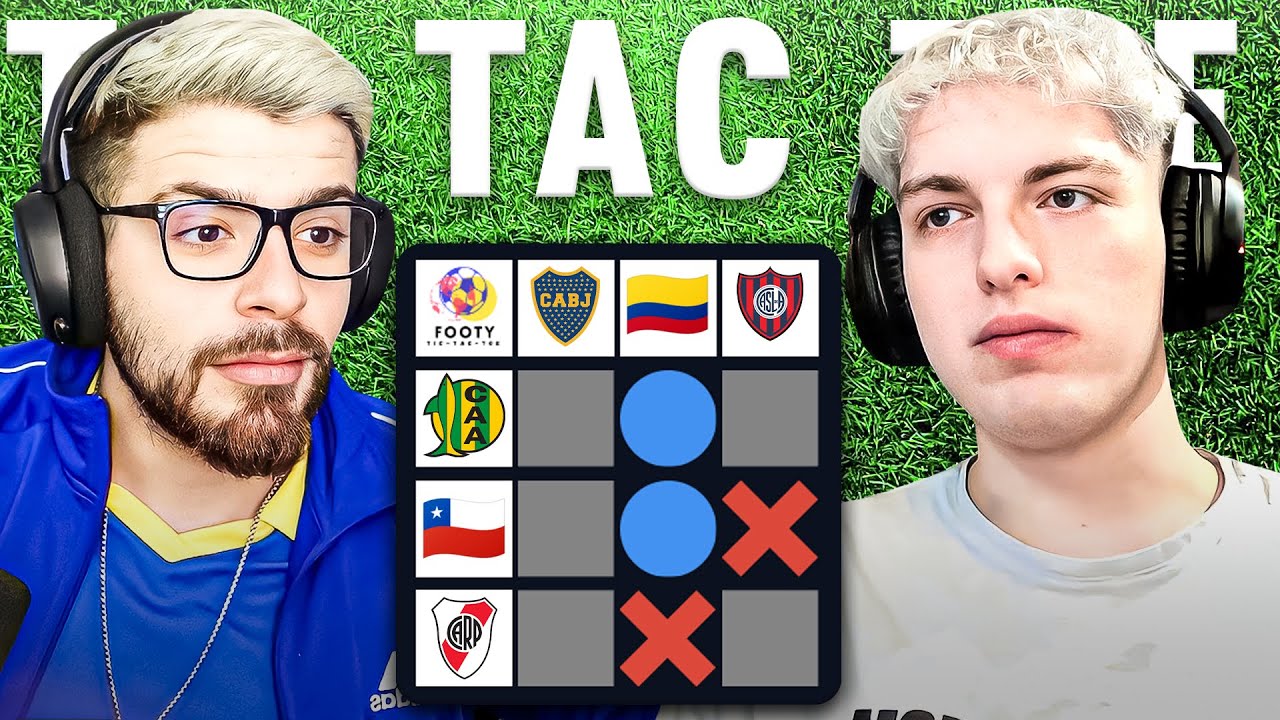 DAVOO XENEIZE vs. LACOBRAAA - TIC TAC TOE FUTBOL ARGENTINO