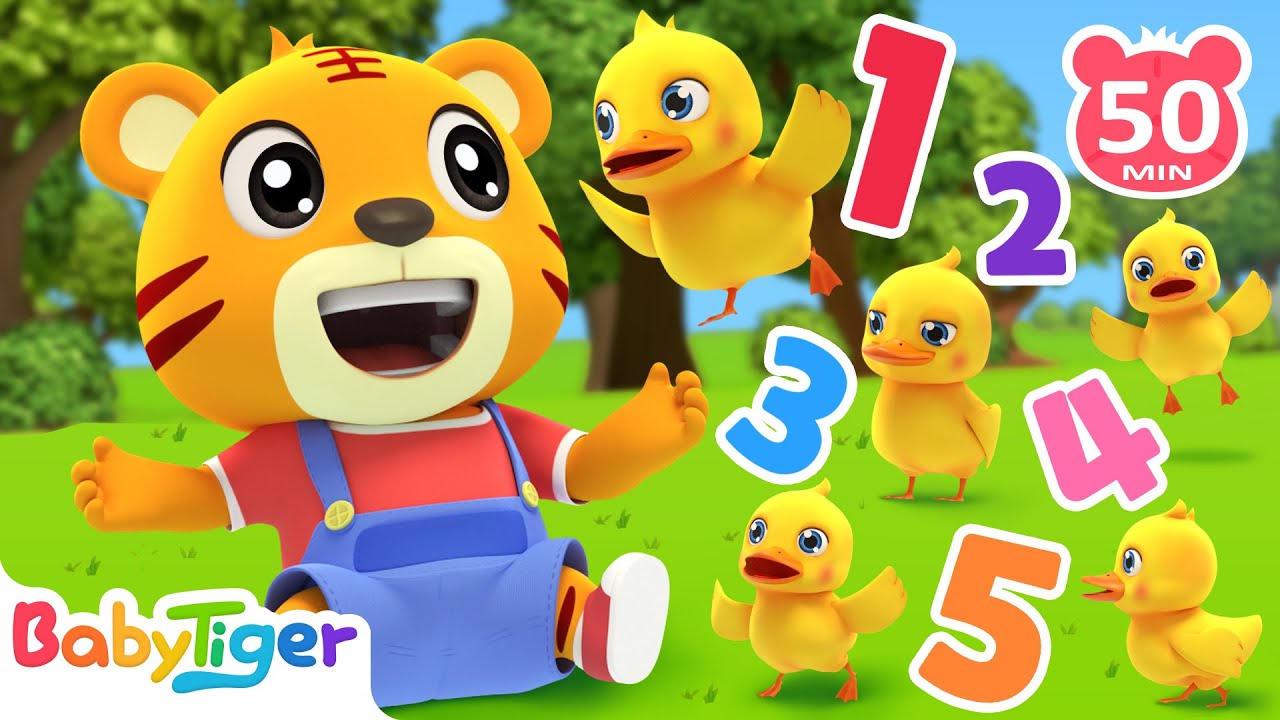 Five Little Ducks Quack Quack & More Animal Songs & Nursery Rhymes | Educational Songs