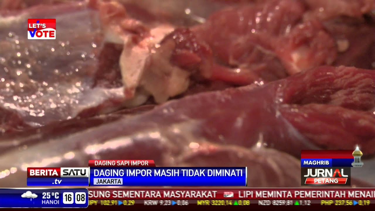 Masyarakat Masih Belum Minat Beli Daging Impor