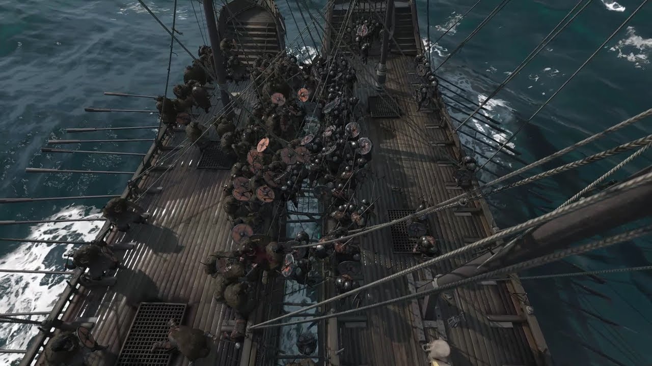 FUR OR ARMOR? Bannerlord War Sails: Nord Berserkir V Nord Shield-Companion (120v120 Dromon Ship)