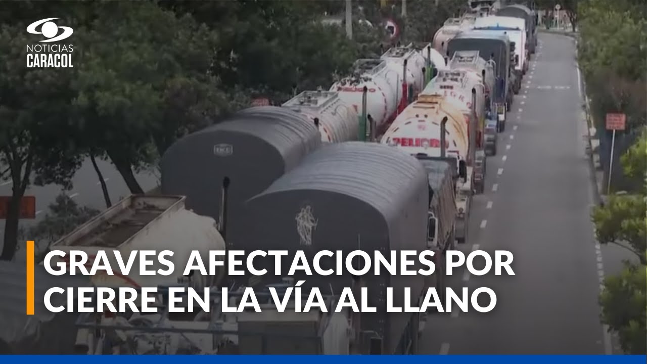 Así es la magnitud del derrumbe en la vía al Llano: largas filas de carros y múltiples afectaciones