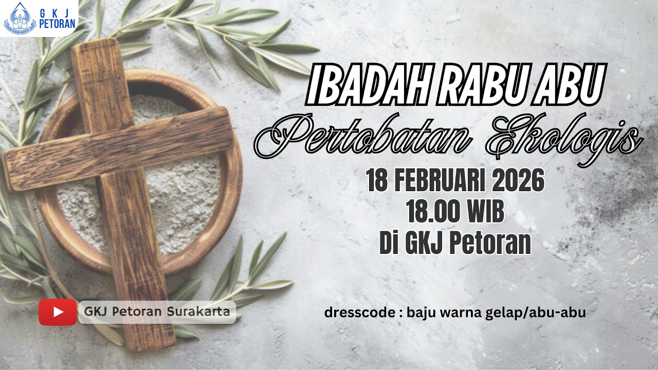 IBADAH RABU ABU 18 FEBRUARI 2026 || BAHASA INDONESIA