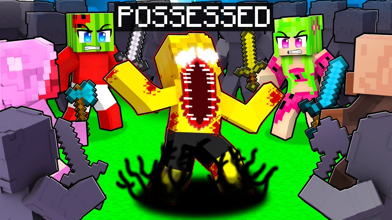 HUNTERS vs POSSESSED Speedrunner In Minecraft!