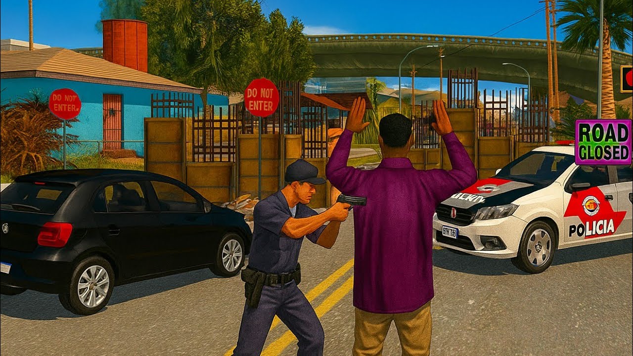 PERSEGUI A Polícia Militar e Levei ENQUADRO NO GTA RP ! (XDROLEPLAY)