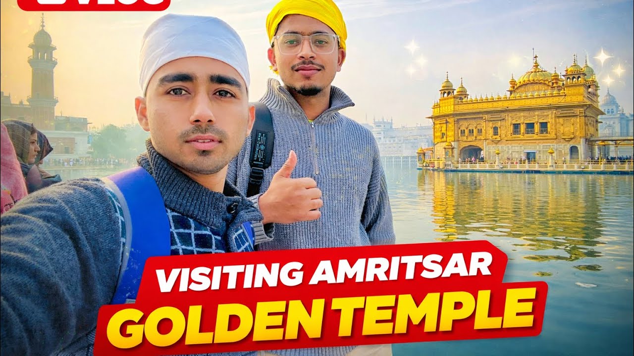 Amritsar Vlog | Golden Temple Darshan, Langar Experience & Spiritual Vibes