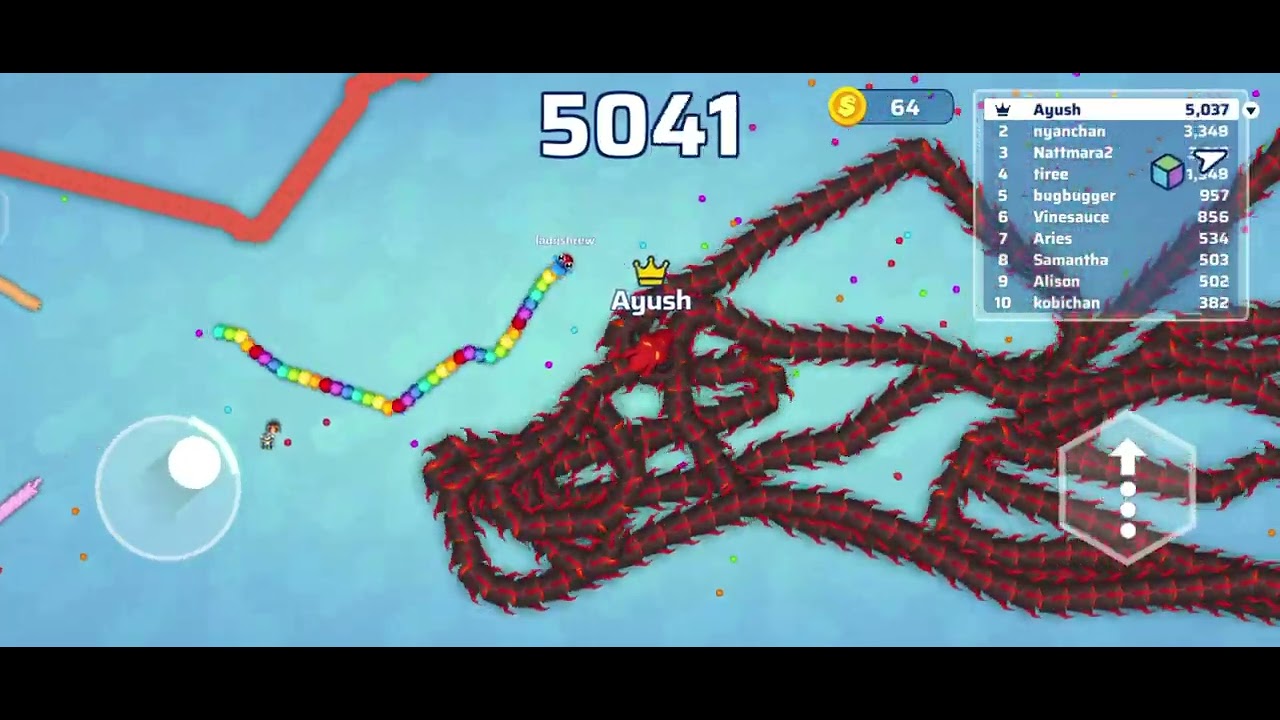 New Video Worms Zone...#viral #gaming #viralvideo #shortvideos #new #wormszoneio #wormszone 