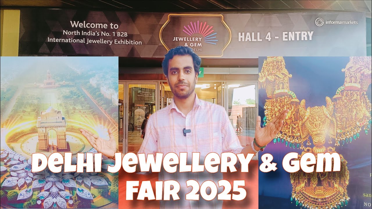 Walking tour of delhi jewellery & gem fair 2025 13-14-15 sep pragati maidan 