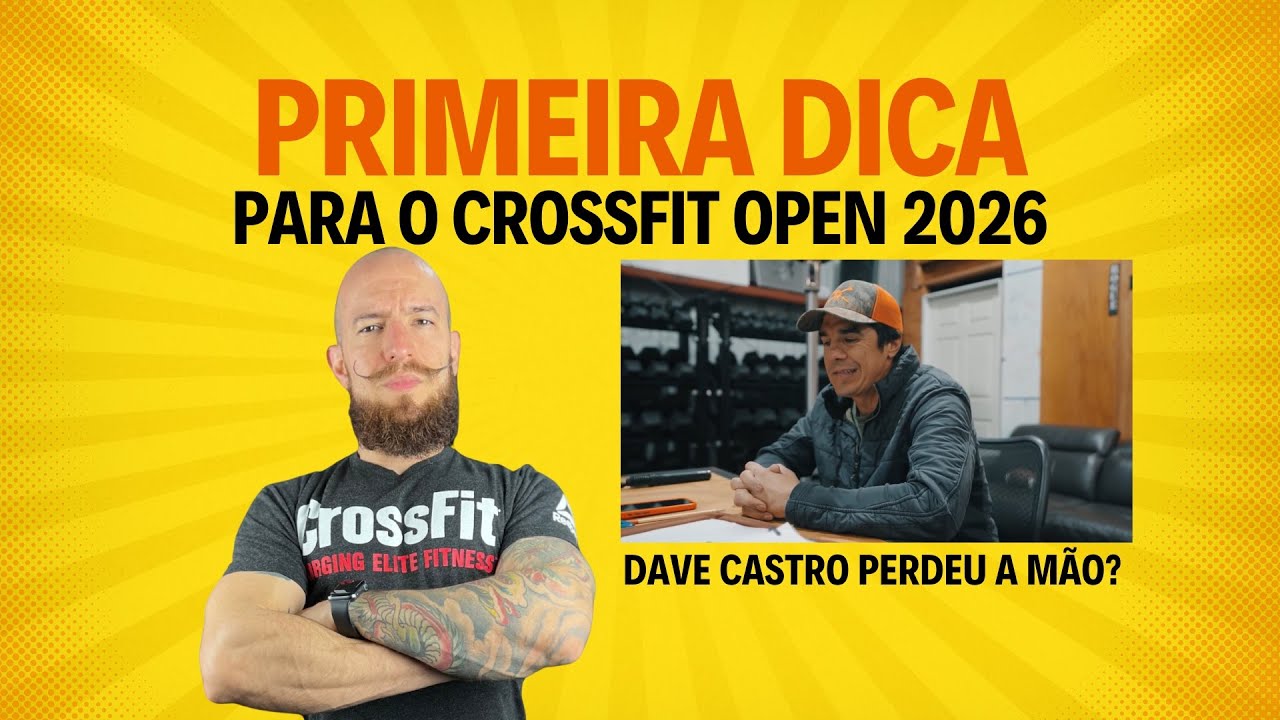 Será que o Dave Castro perdeu a mão no primeiro WOD do CrossFit Opens 2026 | Dica do workout ???
