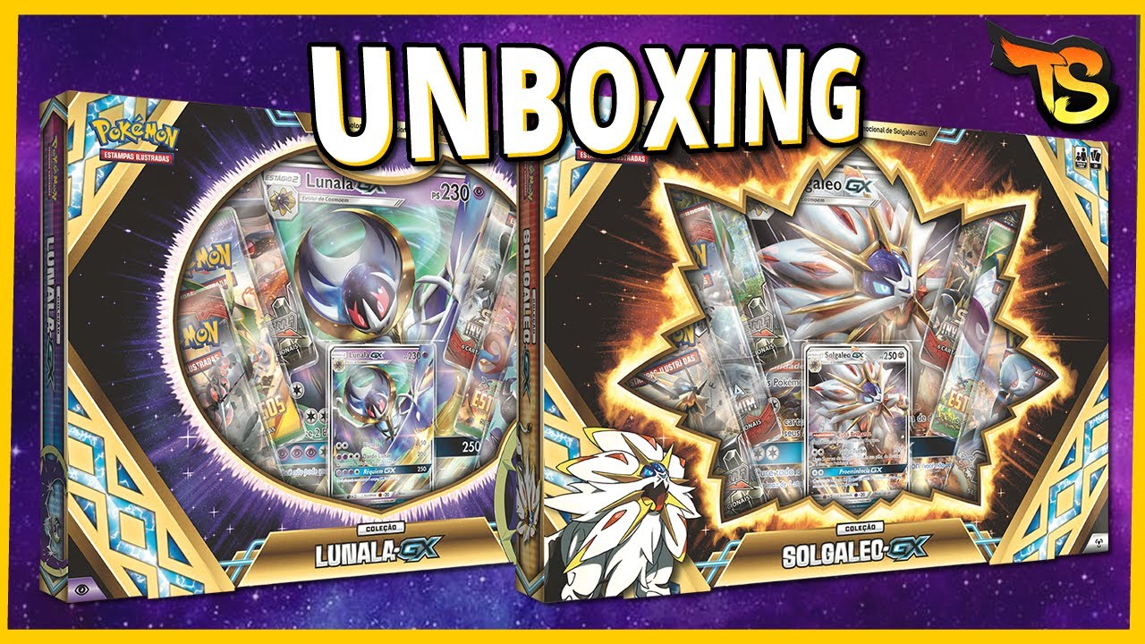 Box Solgaleo GX e Lunala GX - Unboxing + An&aacute;lise!