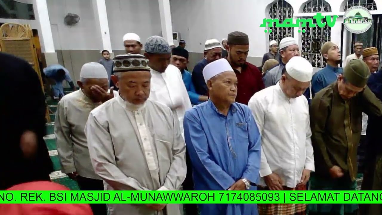 🔴LIVE |  SHOLAT  SHUBUH  |  MASJID AL-MUNAWWAROH KENTEN PERMAI PALEMBANG