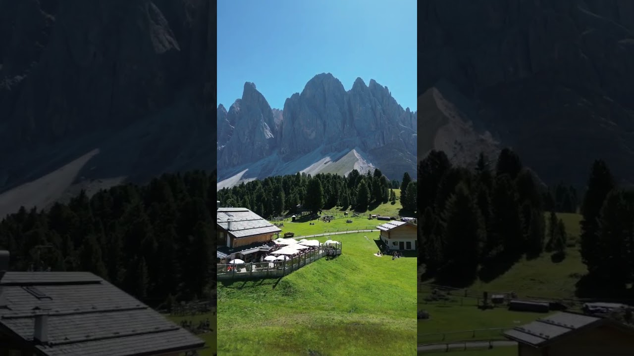 Geisleralm alpejski klimat 🇮🇹 #alpy #dolomity #geisleralm #rifugiodelleodle #wlochy #italy