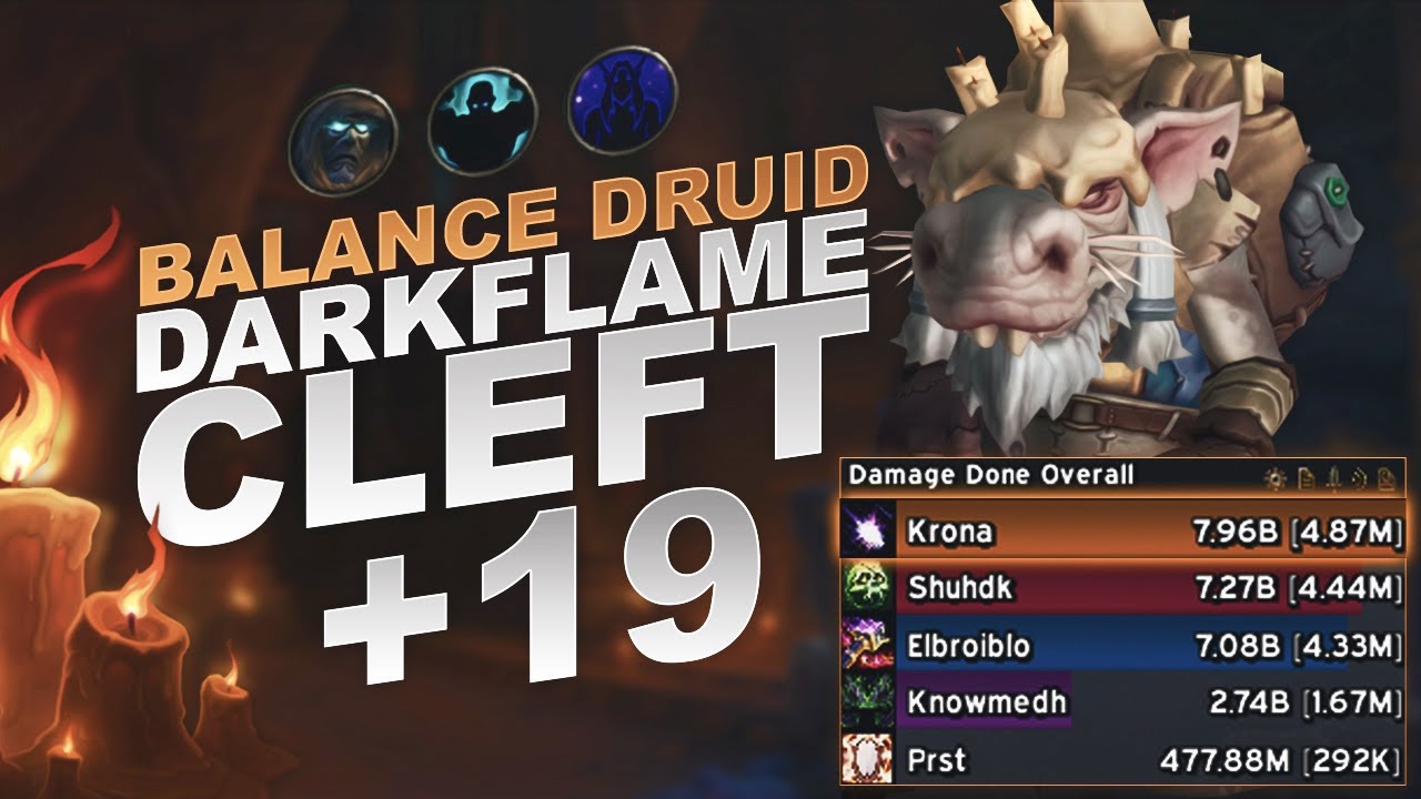 Balance Druid +19 Darkflame Cleft | TWW Season 2 M+