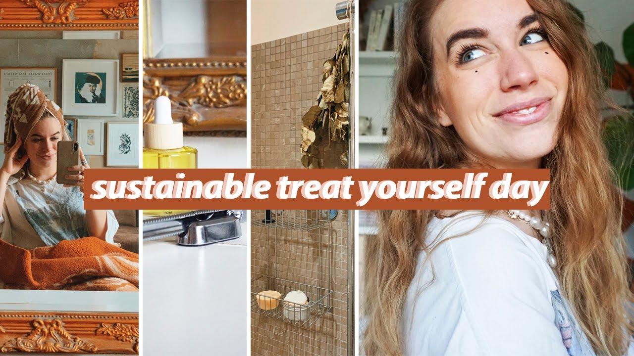 having a zero waste spa day //sustainable self-care vlog + trying the Leaf Dermaplaner