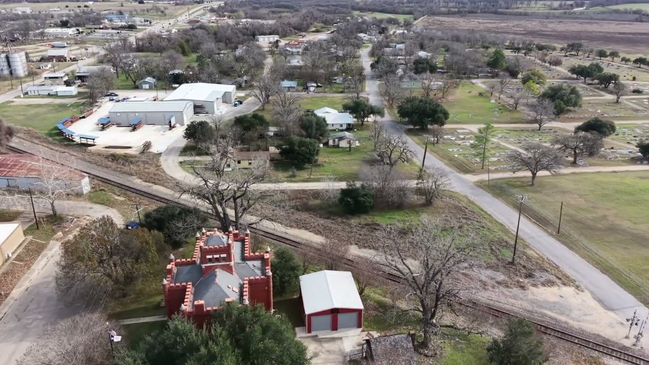 Historic Charm from Above: A Cinematic Tour of Downtown Cameron, Texas
