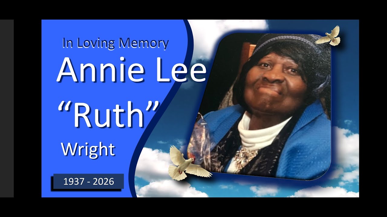 Celebration of Life Service for Annie Lee 