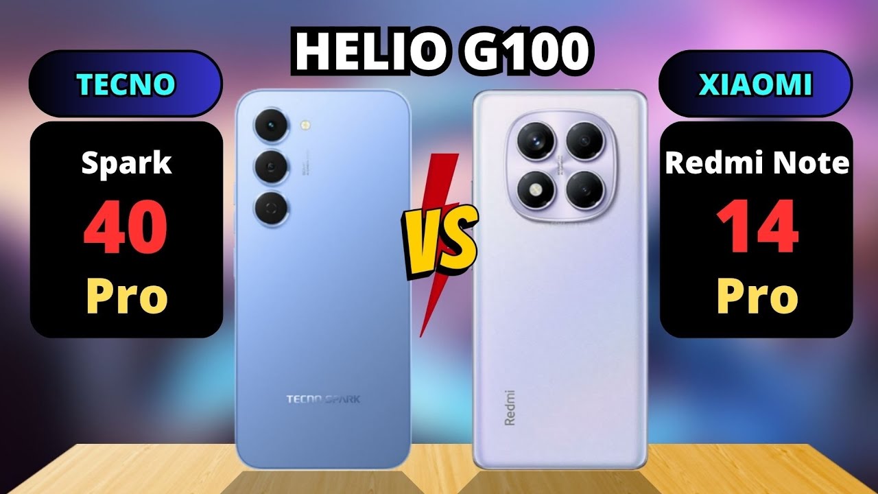 Tecno Spark 40 Pro vs Redmi Note 14 Pro Comparison
