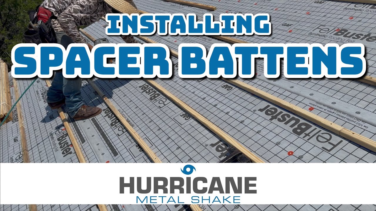 Laying Battens *LIVE INSTALL* Hurricane Metal Shake
