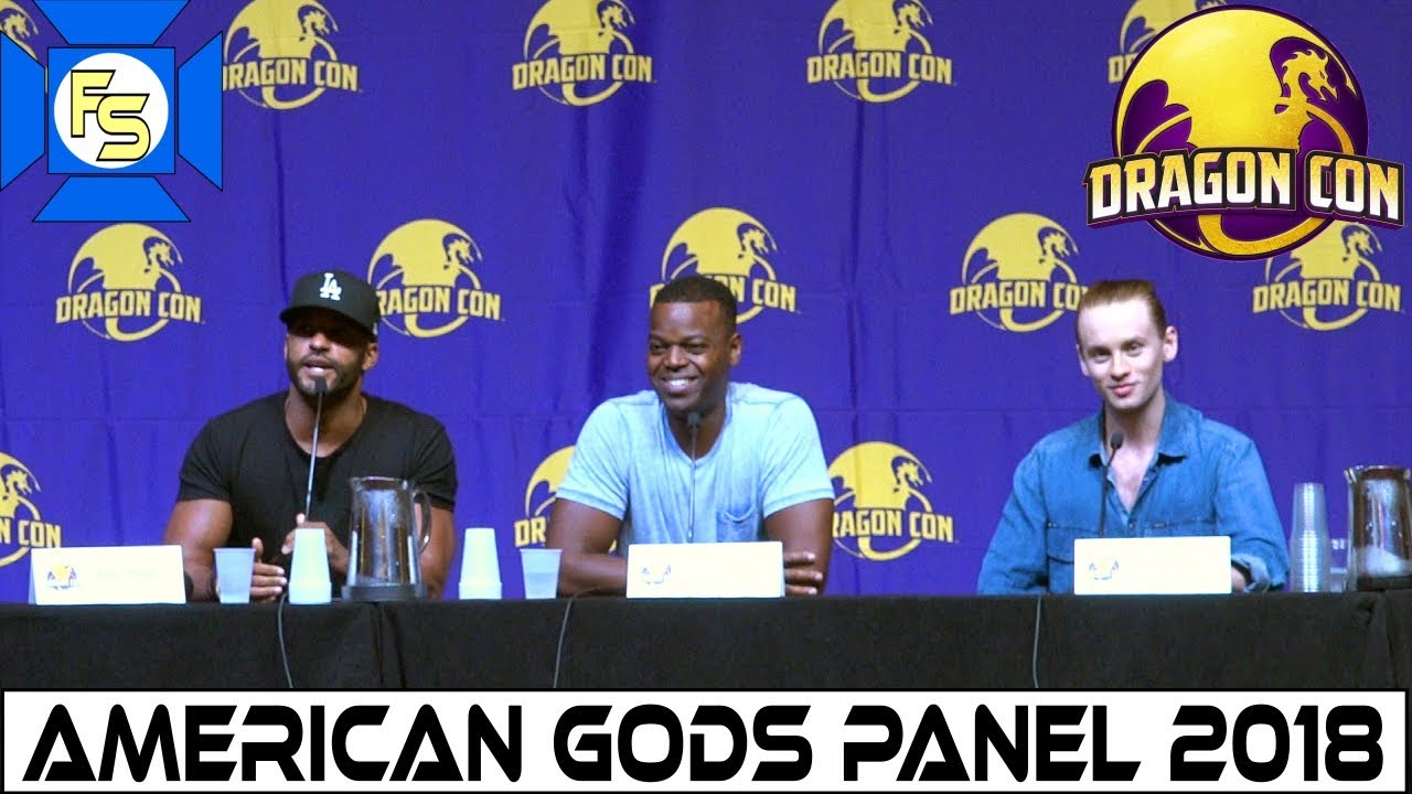 American Gods Panel (Ricky Whittle, Demore Barnes, Bruce Langley) - Dragon Con 2018