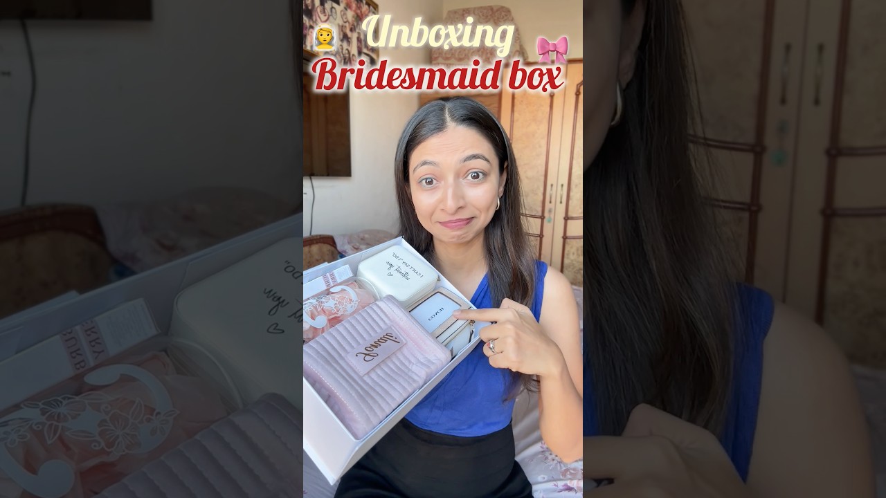 From US 🇺🇸#bride #wedding #shortvideo #minivlog #ytshorts #bridemaids #unboxingvideo