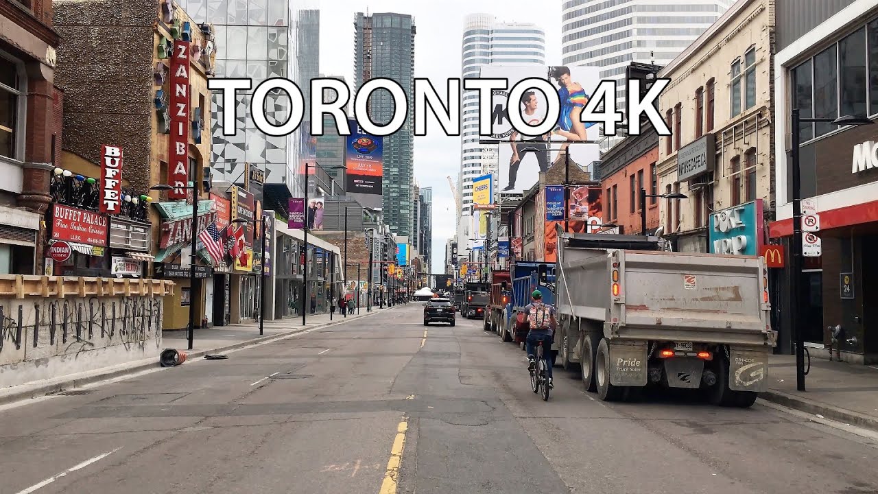 Toronto 4K - Skyscraper District - Driving Downtown