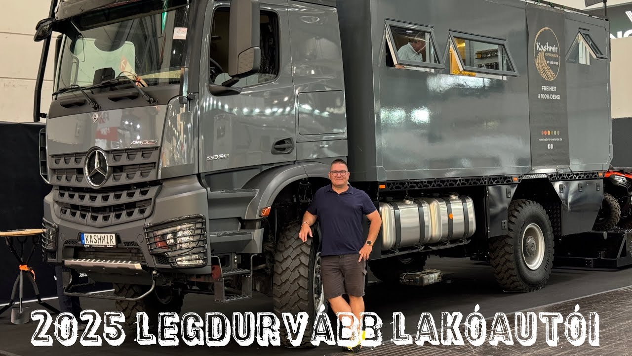 A 4x4-es lakóautótól a millárdos lakókamionig-Caravan Salon újdonságok #campervan #news