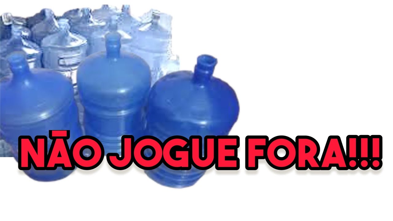 5 IDEIAS DIY incríveis com GALÃO de ÁGUA MINERAL