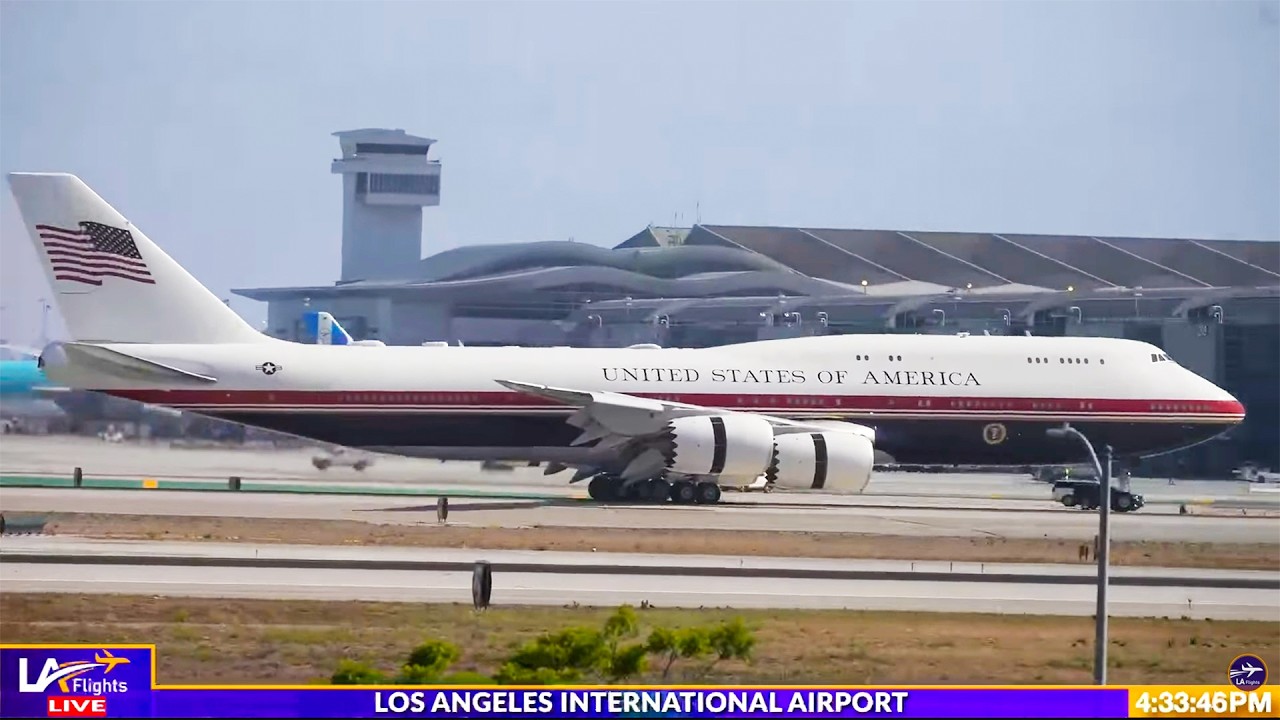 🔴LIVE AIRFORCE ONE LANDING! | August 4, 2026 | LAX PLANE SPOTTING | LAX AIRPORT