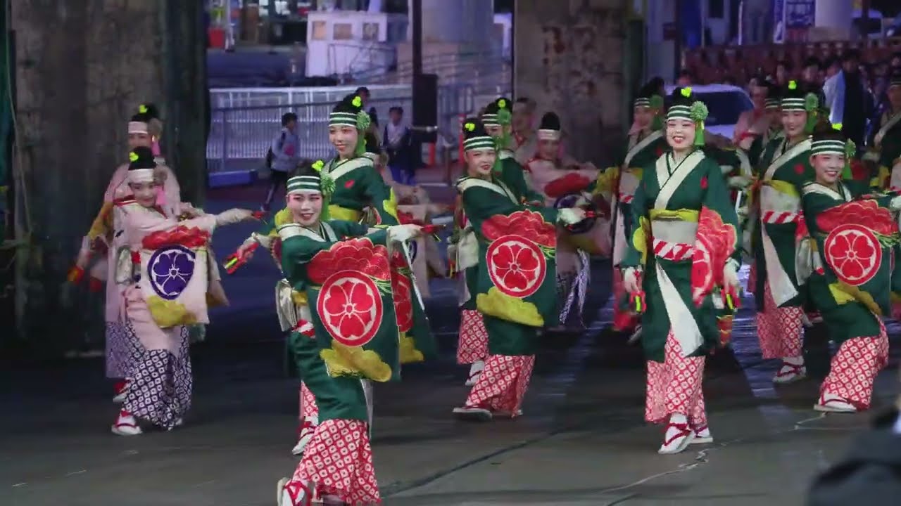 「濱長 花神楽」 よさこい東海道 沼津秋祭り 第一市場演舞場 2025 11 08（土）17：04～