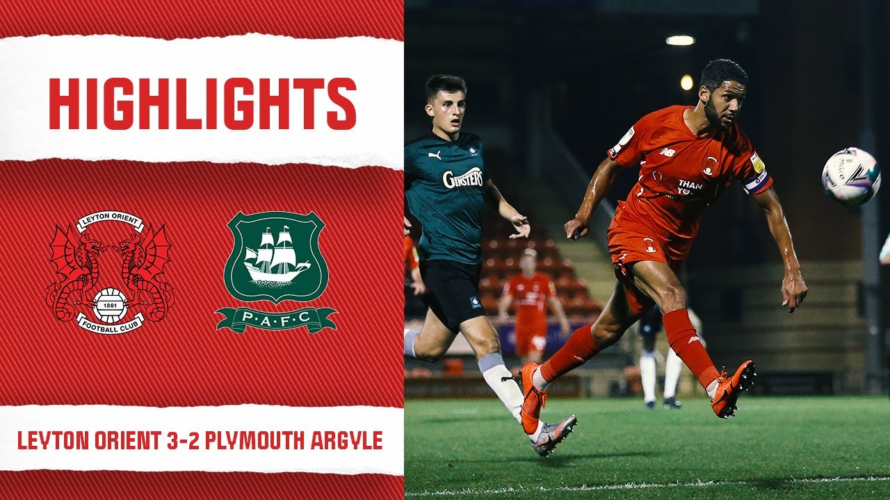HIGHLIGHTS: Leyton Orient 3-2 Plymouth Argyle (Carabao Cup)