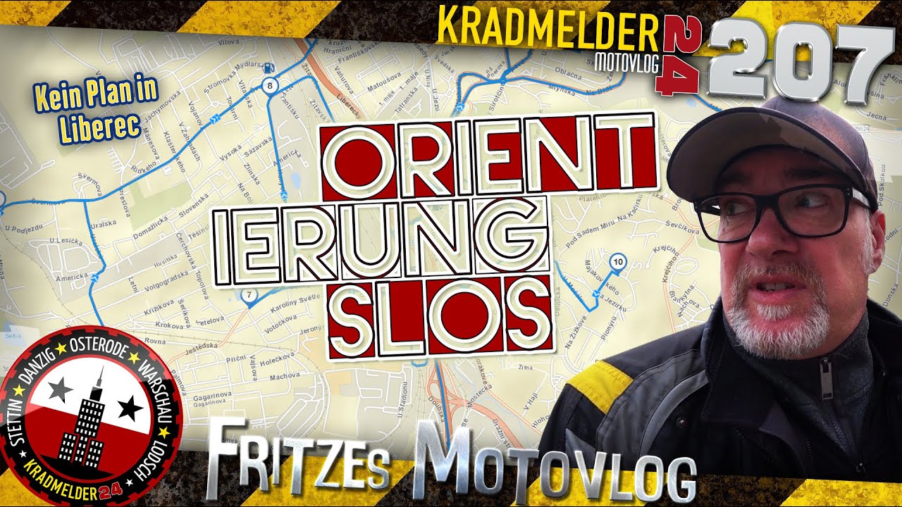 📍 Orientierungslos ✫ Ohne Plan durch Liberec 🔘 MV207