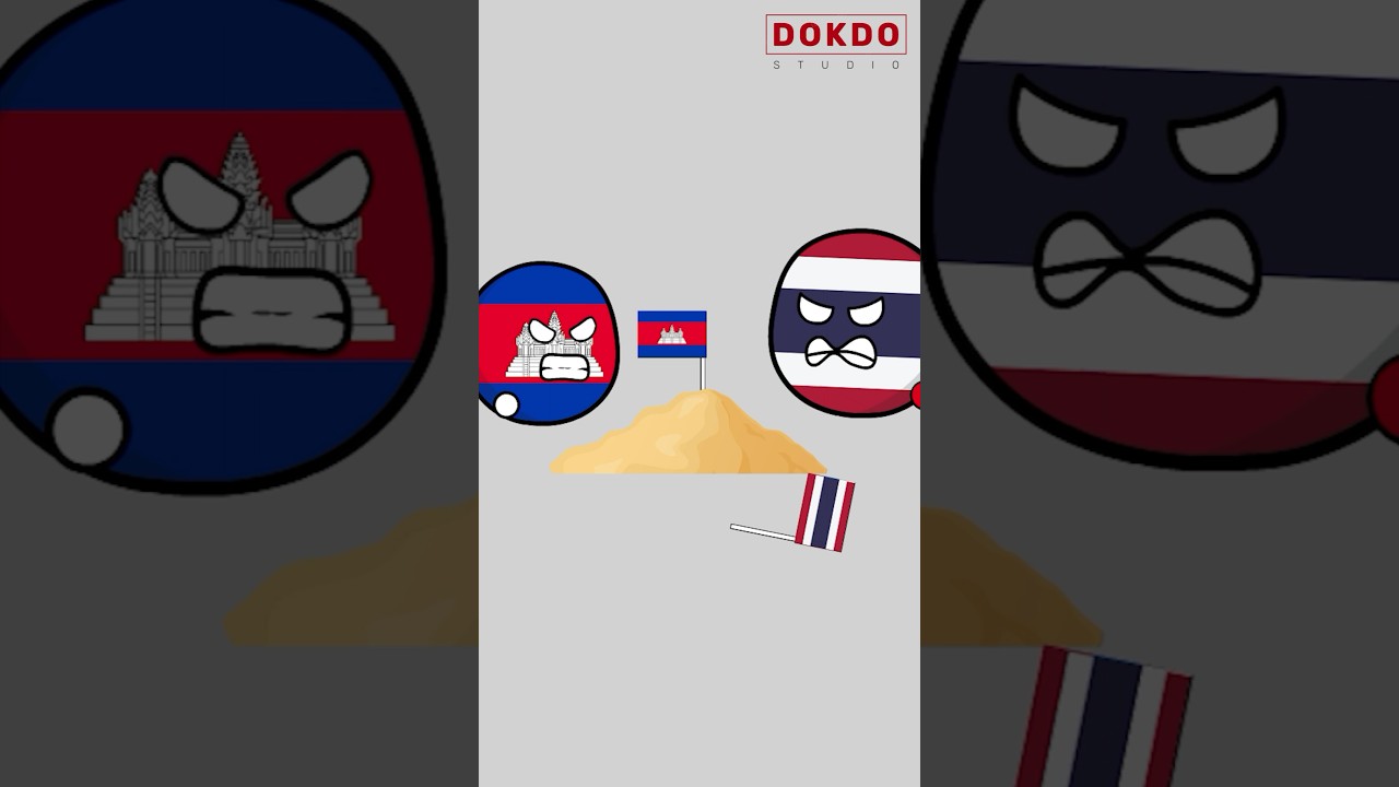 The Thailand&ndash;Cambodia dispute and its outcome #countryballs
