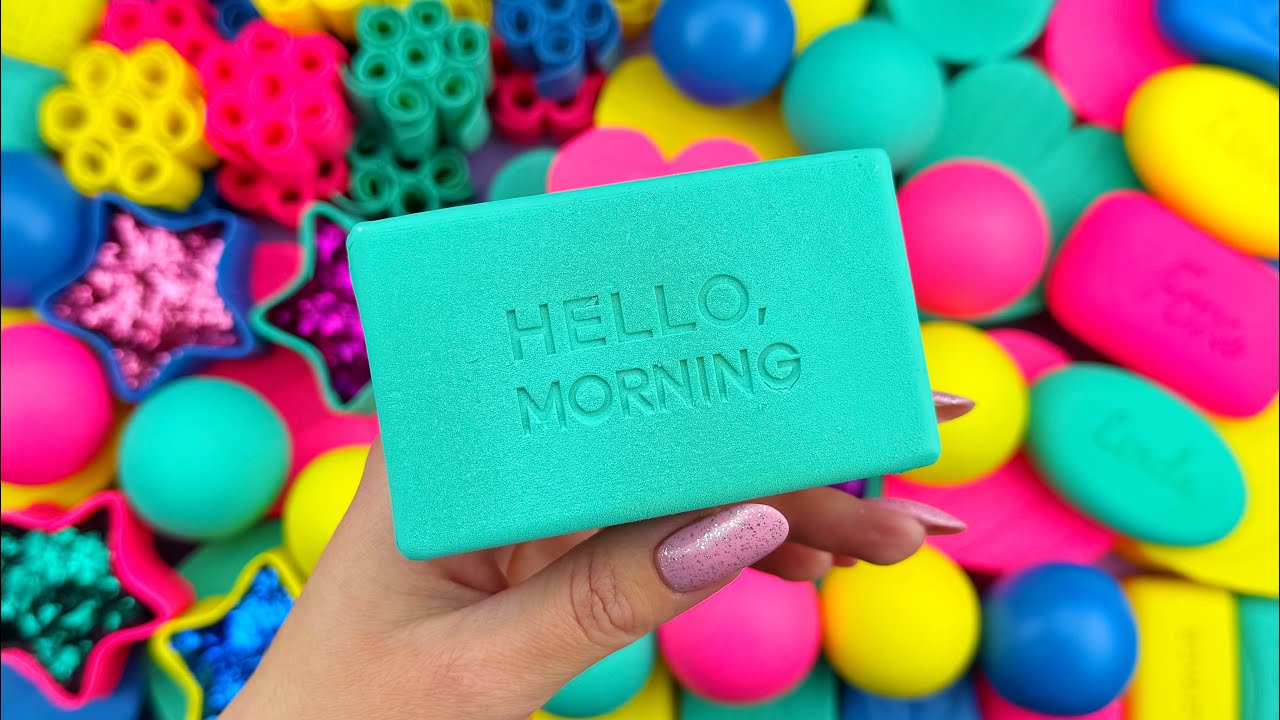 Calming ASMR for Anxiety Relief: Gentle Soap Breaking, Glitter&Starch Crushing, and Relaxing Sounds