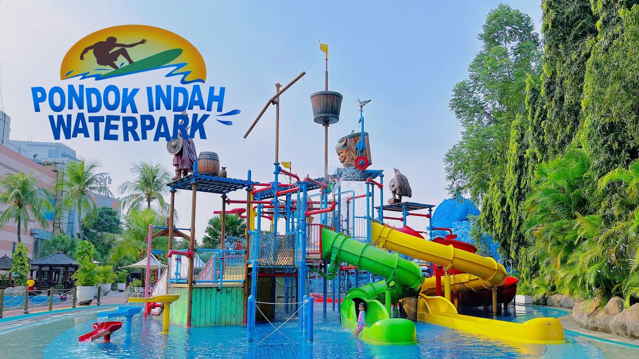 BERENANG DI PONDOK INDAH WATERPARK 