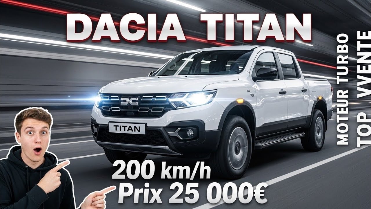 DACIA TITAN : 200 km/h et Prix Incroyable ! Vous ne Devinez Pas Ce Moteur !
