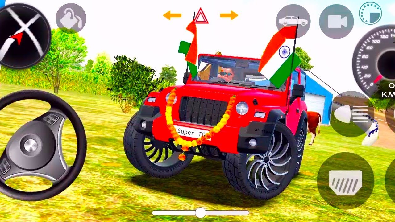 Modified Mahindra Thar😈Games:Indian Red Thar (Gadi Wala) Car Game Android Game Part;24#games 