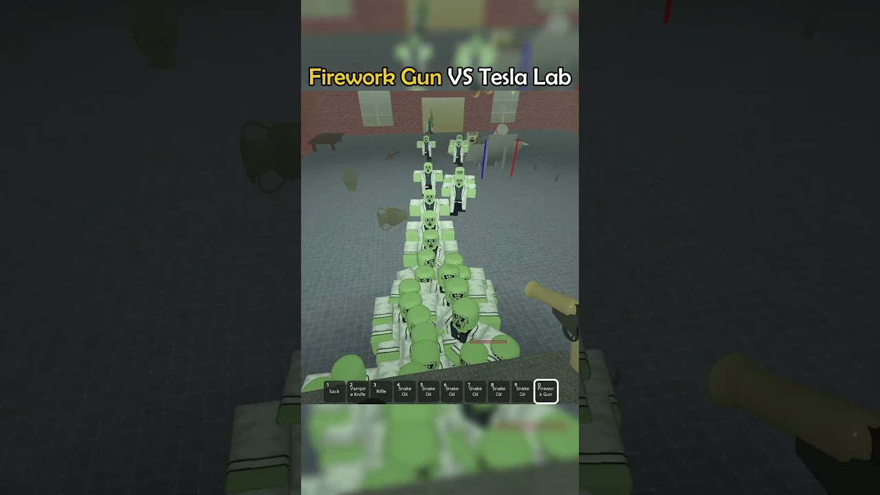 One Firework Gun vs Tesla&rsquo;s Zombie Lab 🎆🧟 | Dead Rails